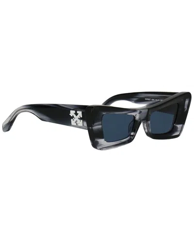 Off-white Unisex Accra 49mm Sunglasses In Black