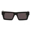 Off-white Off White Unisex Black Sunglasses In Black