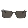 Off-white Square-frame Tinted-lens Sunglasses In Black