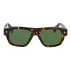 Off-white Tortoiseshell Round-frame Sunglasses In Brown
