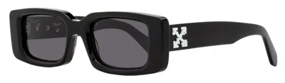 Off-white Unisex Rectangular Arthur Sunglasses Oeri016 1007 Black 50mm