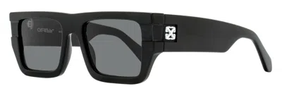 Off-white Unisex Rectangular Chester Sunglasses Oeri149 1007 Black 54mm