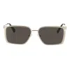 Off-white Off White Unisex Silver Sunglasses In Silver