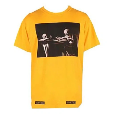 Off-white Unisex Ss21 Co Virgil Ablo Ow Tee Yellow