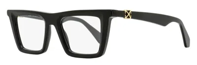 Off-white Unisex Style 7s Eyeglasses Oerj07s 1000 Black 49mm