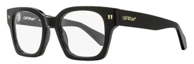 Off-white Unisex Style 7u Eyeglasses Oerj07u 1000 Black 50mm