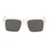 Off-white Square-frame Tinted Sunglasses In White
