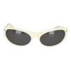 Off-white Off White Unisex White Sunglasses In White