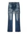 Off-white Upside Down Flared Jeans In Blue