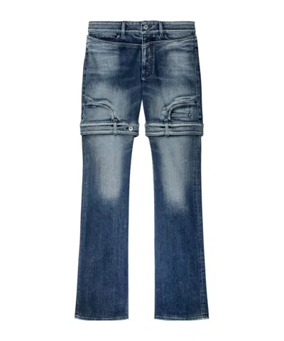 Off-white Upside Down Flared Jeans In Blue