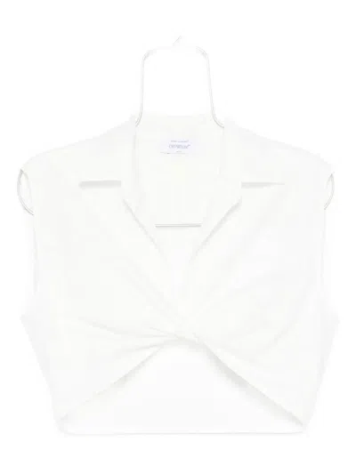 OFF-WHITE V-NECK TANK TOP