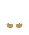 Off-white Vaiden Oval Frame Sunglasses In Nude
