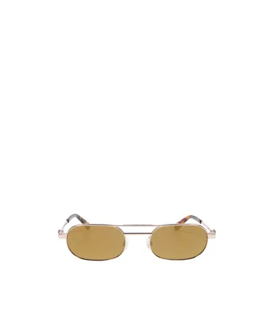 OFF-WHITE OFF-WHITE VAIDEN OVAL FRAME SUNGLASSES