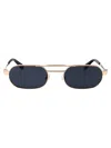 Off-white Vaiden Sunglasses In Gold Dark Grey