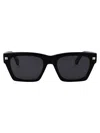 Off-white Valdez Sunglasses In Black Dark Grey