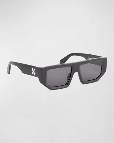 Off-white Vancouver Rectangle Acetate Sunglasses In Multi