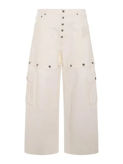 OFF-WHITE VAQUEROS RECTOS - BLANCO