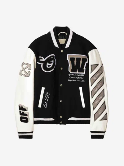 OFF-WHITE OFF-WHITE VARSITY BOMBER JACKET