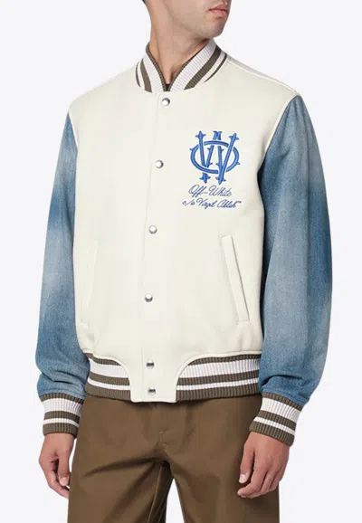 OFF-WHITE VARSITY BOMBER JACKET