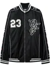 NATLOVER NYL VARSITY TRACKTOP BLACK WHIT