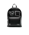 Off-white Varsity-patches Backpack In Black