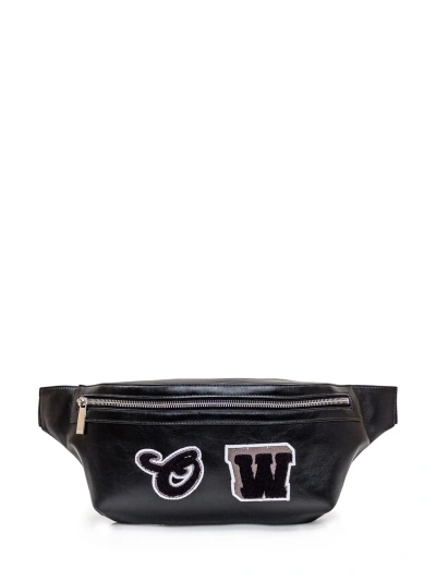 Off-white Varsity Pouch In Black