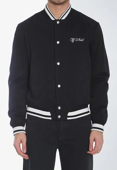 OFF-WHITE SOUVENIR VARSITY JACKET