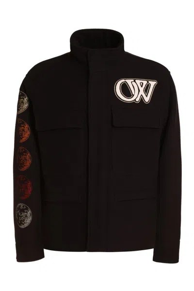 Off-white Varsity Virgin Wool Jacket
