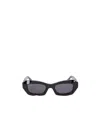 Off-white Venezia Black Sunglasses In Gray