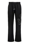 Off-white Versatile Black Pants With Modern Design In Black