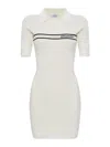 Off-white X Virgil Abloh Short Sleeve Dress In White