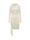 Off-white Vi-crepe Dress
