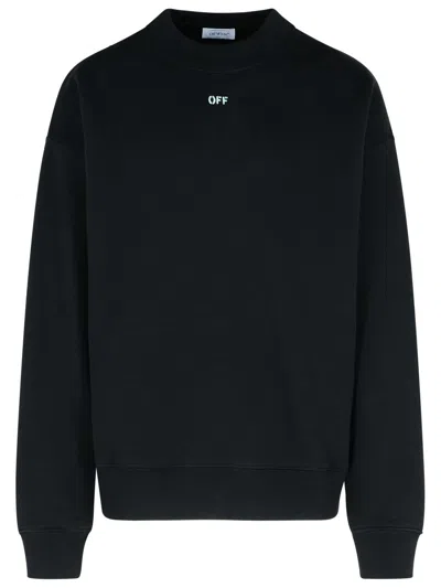 OFF-WHITE SWEATSHIRT WITH VIBE ARROW PRINT