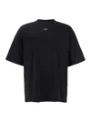 Off-white 'vibe Arrow' Black T-shirt With Maxi Logo Printed On The Back