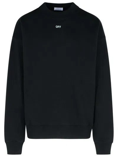 Off-white Vibe Arrow Skate Crewneck Clothing In Black
