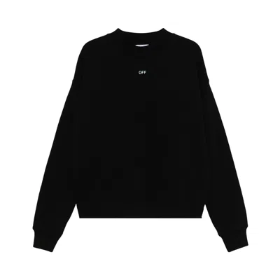 Pre-owned Off-white Vibe Arrow Skate Crewneck Sweatshirt 'black' | Men's Size Xl