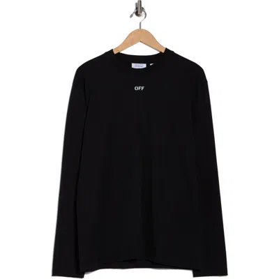 Off-white Vibe Arrow Skate Long Sleeve T-shirt In Black