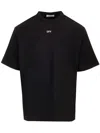 Off-white 'vibe Arrow' Black T-shirt With Maxi Logo Printed On The Back In Black