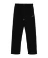 Off-white Comfortable Trousers With Side And Back Pockets In Black