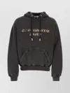 OFF-WHITE VINTAGE COTTON HOODED SWEATSHIRT WITH GRAPHIC PRINT