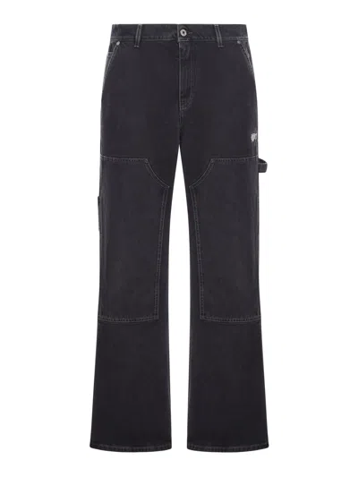OFF-WHITE VINTAGE GOTHIC CARPENTER JEANS IN DENIM