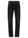 Off-white Regular Jeans With Tapered Cut