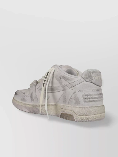 Off-white Vintage Leather Low-top Sneakers In Neutral