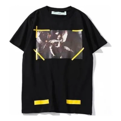 Off-white Virgil Abloh Printing Short Sleeve Version Black
