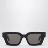 Off-white Virgil Black/dark Grey Sunglasses In Black