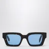 Off-white Off- Virgil Havana/blue Sunglasses