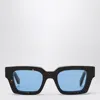 Off-white Off- Virgil Havana/blue Sunglasses