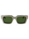 Off-white Virgil Sunglasses In Taupe Green