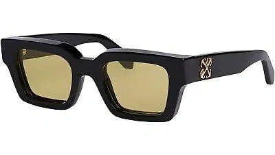 Pre-owned Off-white Virgil Oeri126s24pla0011018 Black In Yellow