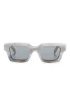 Off-white Virgil Rectangle-frame Sunglasses In Gray